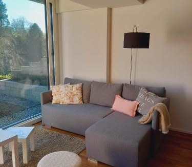 Ebikon Apartment | Neue Wohnung an Stadtrand mit Parkplatz
