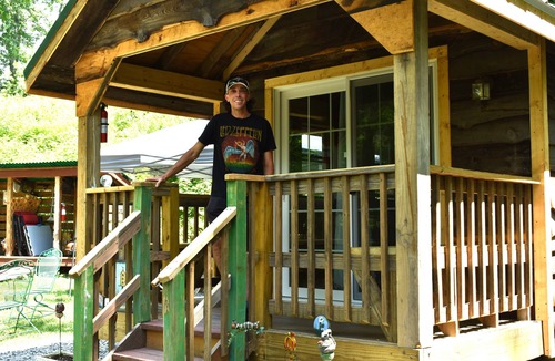 Woodbourne Cabin | Neversink Sanctuary - Private Camp - Riverside Eagle Watch