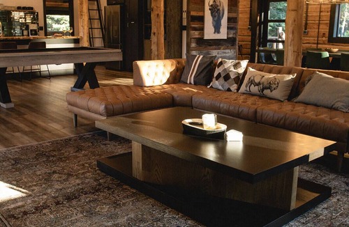 Whitefish Cabin | NEW - 2 Lux Queen Studio Suites in modern cabin micro-resort, 2 Saunas, firepit