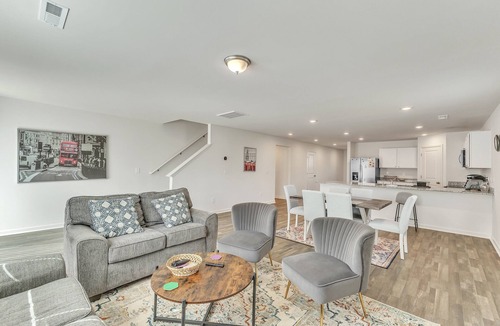 Rocky Mount House | NEW! 5BR Pet Friendly Retreat with Garage Parking