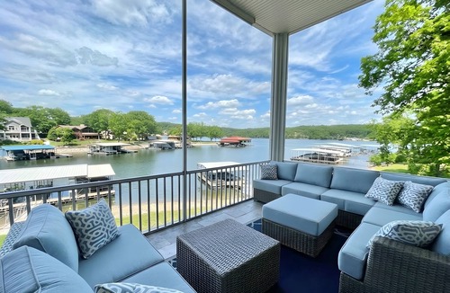 Osage Beach House | NEW! 8 bedrooms-Sleeps 20-2 Kitchens-Kayak-Rope Swing-Game Room-Easy Parking