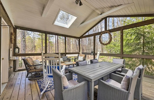 Otis Cabin | NEW! Beautiful Berkshires Cabin w/ Deck & Fire Pit