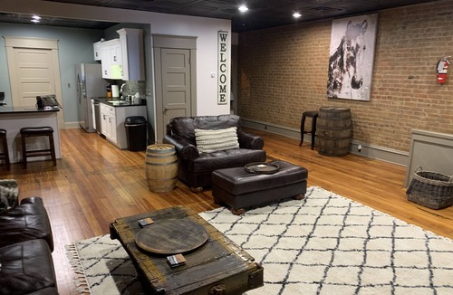 Elizabethtown Condo | NEW “Bourbon on the Square” Downtown Rustic Loft
