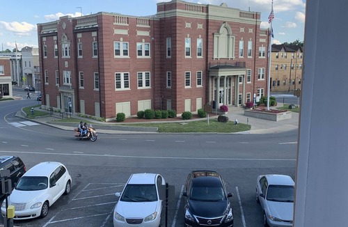 Elizabethtown Condo | NEW “Bourbon on the Square” Downtown Rustic Loft