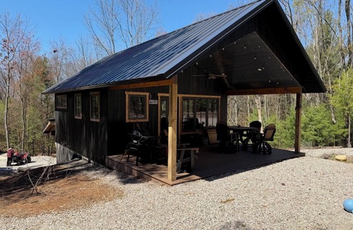 Silver Lake Cabin | New Build 2-bedroom 2-bath cabin on 2 acres -sleeps 8 near Silverlake Sand Dunes