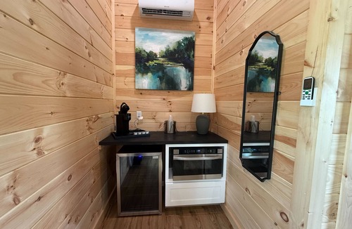 Yellville Cabin | NEW! Cabin w/Gorgeous Views, Pool, FirePit