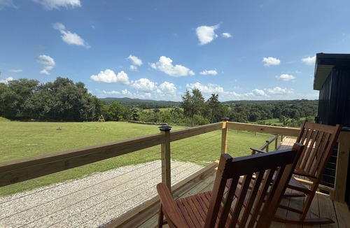Yellville Cabin | NEW! Cabin w/Gorgeous Views, Pool, FirePit