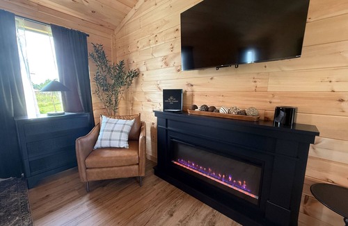 Yellville Cabin | NEW! Cabin w/Gorgeous Views, Pool, FirePit