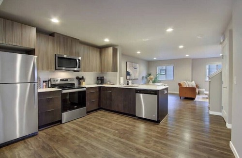 Brighton House | NEW! Chic Townhome w/Garage, Centrally Located!