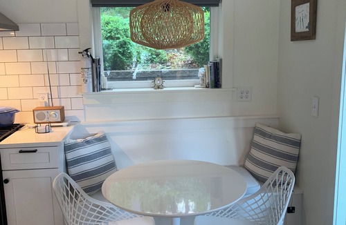 Northwest Ithaca Cottage | New cottage, close to Ithaca, hot tub, fireplace, waterfront, dock, sleeps 5