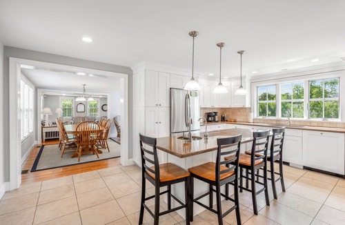 Dennis Port House | New Custom Home with Large Heated Gunite Pool and Spa and Fire Pit