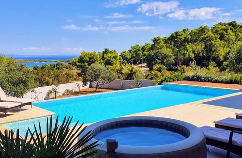 Liznjan Villa | New enchanting Villa Marlera with sea view and infinity private pool