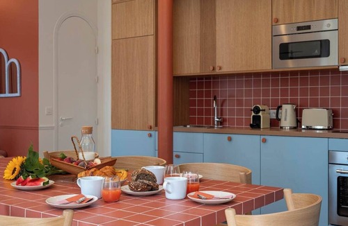 Malakoff Apartment | New Flat Terracotta Style - Greater Paris district