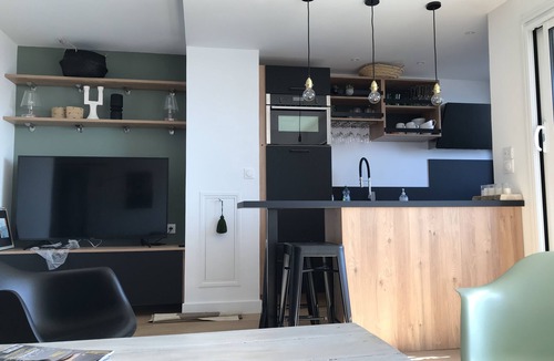 Cabourg House | NEW ! Full sea view. Charming apartment 3 bedrooms private parking