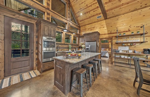 Hochatown Cabin | NEW Group Getaway, Pond Views, Unique Gameroom!