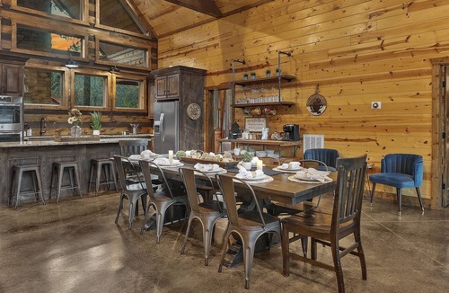 Hochatown Cabin | NEW Group Getaway, Pond Views, Unique Gameroom!