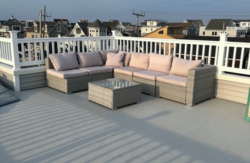 Normandy Beach House | New home with private beach and rooftop deck