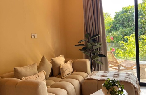 Jimbaran Apartment | New Japandi Style Jungle Hideaway near Beach