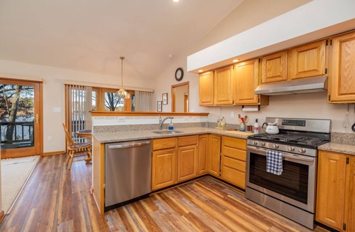 Littleton House | New! Lakefront Home, Firepit, Dock, Deck, Boat Slip, Kayak, Paddle Board, Canoe