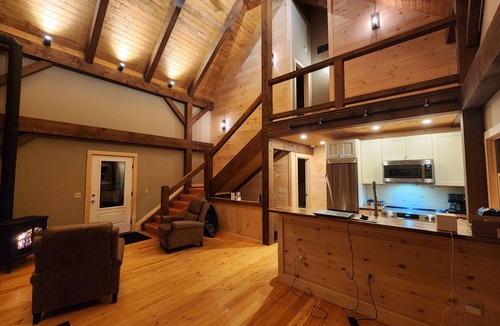 Lake Arrowhead Cabin | New Lakefront Timber Frame Cabin On Beautiful Lake Arrowhead!