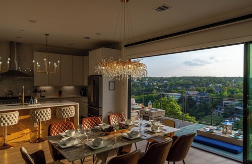 Apache Shores House | NEW! Lakeview Luxe | Pool, Spa + Rooftop in Austin