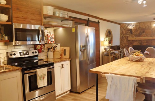 Tool House | New Listing-2 Houses one level, Waterfront on Cove, Dock, Firepit, Game Room
