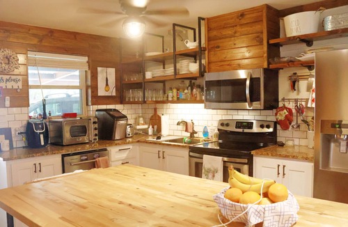 Tool House | New Listing-2 Houses one level, Waterfront on Cove, Dock, Firepit, Game Room