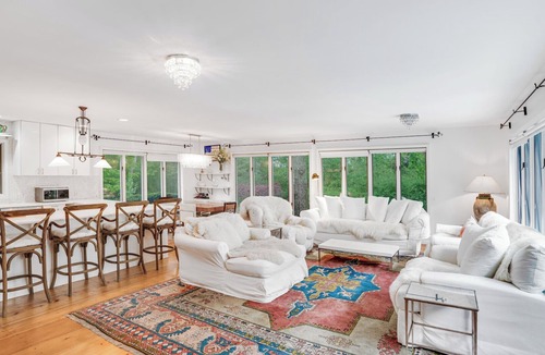 Water Mill House | New Listing - Eclectic home with private pool, decorated loft, gas.