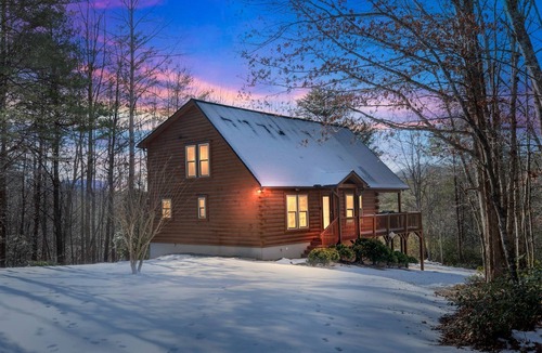 Sweetbriar Farms Cabin | *New Listing* Log Cabin in Lake Lure ~ Hot Tub ~ Fire pit