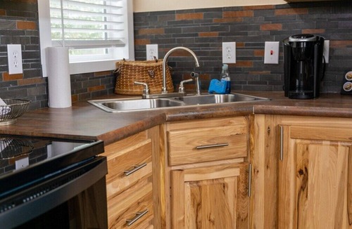 Satin Cabin | New! Lux Cabin, Bicycling on lush verdant trails
