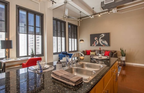 Downtown Fort Worth Apartment | New Lux Loft in Sundance Square Downtown FTW