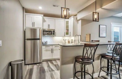Colorado Springs Apartment | *NEW* Luxury Private Walkout Apt w Fire Pit & BBQ