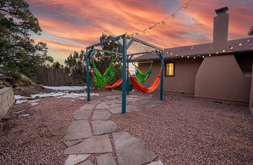 Santa Fe House | NEW! Mountain views, arcade, hot tub, 3000sqft