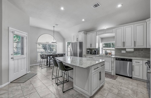 Walden on Lake Conroe House | NEW! Peaceful 4BR Lake Retreat | Patio | Game Room | Boat Ramp Steps Away | Sleeps 8