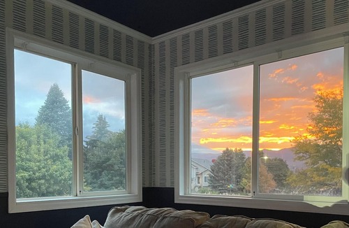 Briargate House | New! Pikes Peak Mountain Views, Hot Tub, AC, Dog Friendly, Trails, Backyard