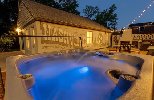 Donelson Cottage | New Playground: Hot Tub, Games, and Broadway Buzz!