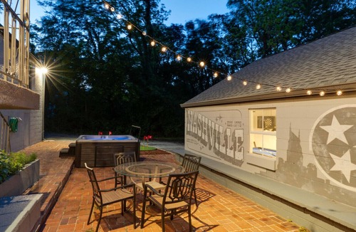 Donelson Cottage | New Playground: Hot Tub, Games, and Broadway Buzz!