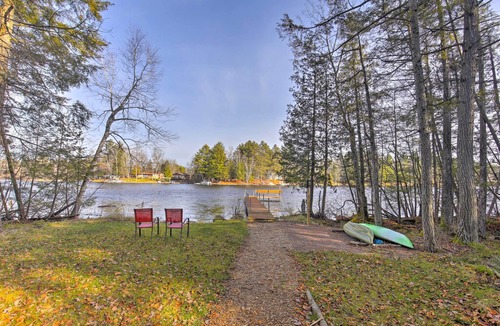 Mountain Cabin | NEW! Rustic Retreat: Private Dock, Yard, Fire Pit!