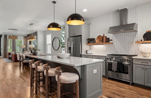 Eighth Avenue House | New Stunning 4BR Nashville Home | Rooftop Shuffleboard Mural Designer Interiors