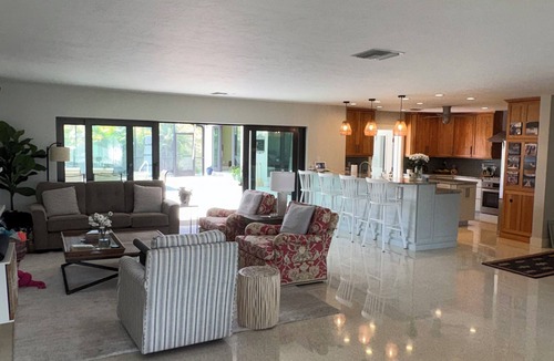 Golden Beach House | New-SUN, SAND & STYLE! 4BR Coastal Retreat with pool and private beach access.