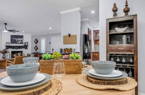 Northwest Dallas House | NEW! Texas Boudoir Estate Spa Home, a luxurious private getaway with indoor pool, sauna, steam‑room, hot tub, Jacuzzi, two king primary suites + loft queen ensuite, lush garden & pond, all in a quiet, upscale Dallas neighborhood.