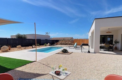Grospierres Villa | NEW: The ultimate new villa with heated private pool, rated 4 stars