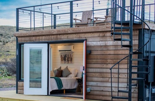 Alpine House | New! The Wild West Cozy Container Home
