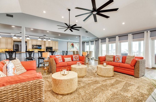 Isla Del Sol House | NEW to Vrbo! Private Pool w/Slide, Elevator, 2 Living Areas, Easy Bay Access