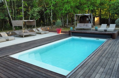 Labastide-de-Virac Villa | New villa 8 to 10 people, private heated pool