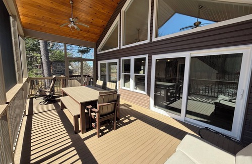 Cambra Cabin | Newer 1-bedroom cabin w/loft in beautiful Orangeville with screened in porch.