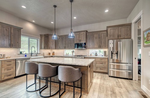 Garden Valley Cabin | Newly built cabin with private 2 acres, pool & hot tub