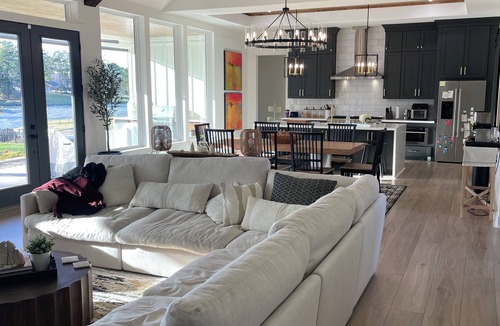 Pointblank House | Newly built Lake House, 5+ bdrm, 3baths, pool, and indoor pickleball/basketball.