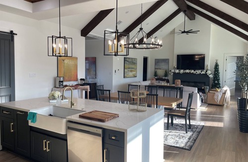 Pointblank House | Newly built Lake House, 5+ bdrm, 3baths, pool, and indoor pickleball/basketball.