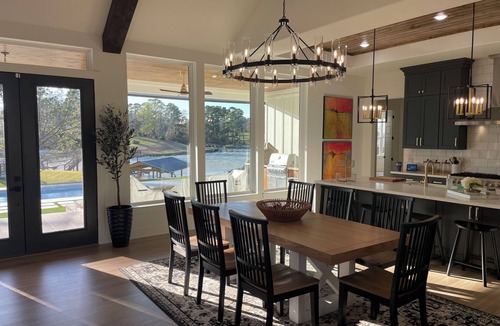 Pointblank House | Newly built Lake House, 5+ bdrm, 3baths, pool, and indoor pickleball/basketball.
